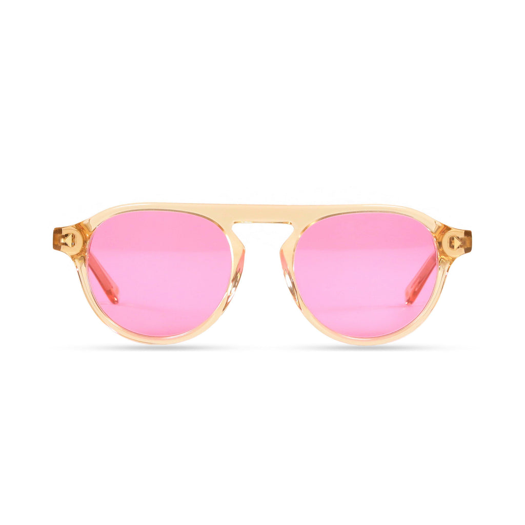 Idris PRYZMEYEWEAR Brown Crystal Pink 