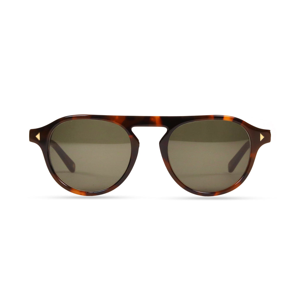 Idris PRYZMEYEWEAR Dark Tortoise Green 