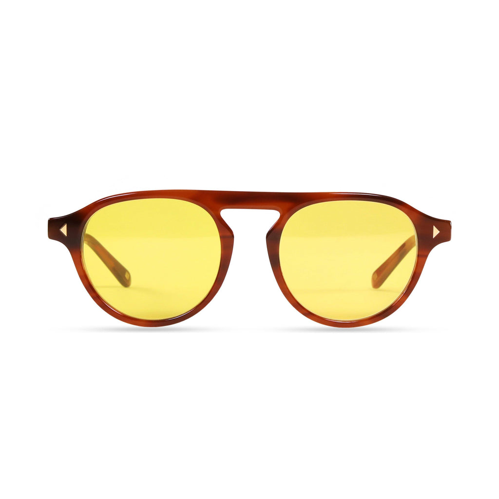 Idris PRYZMEYEWEAR Light Brown Yellow 