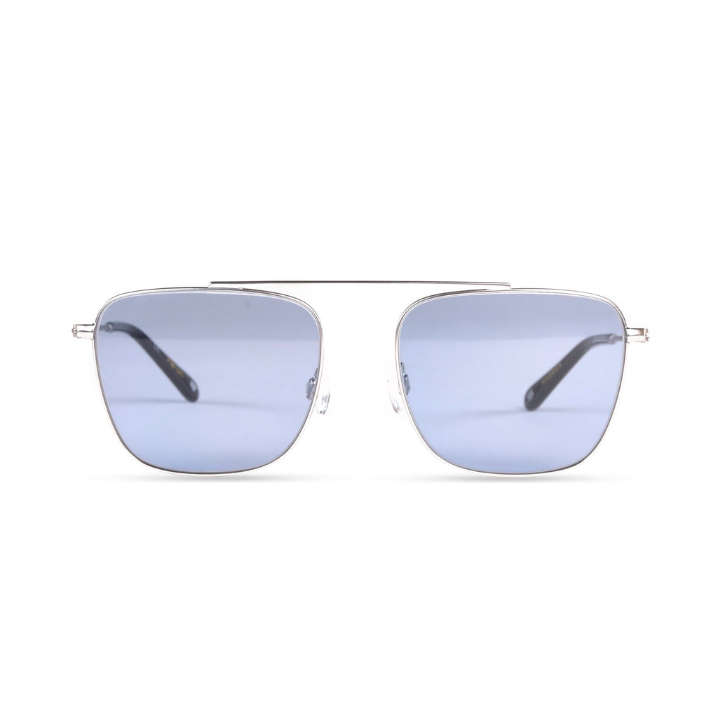 Maddox PRYZMEYEWEAR Brushed Silver Blue 