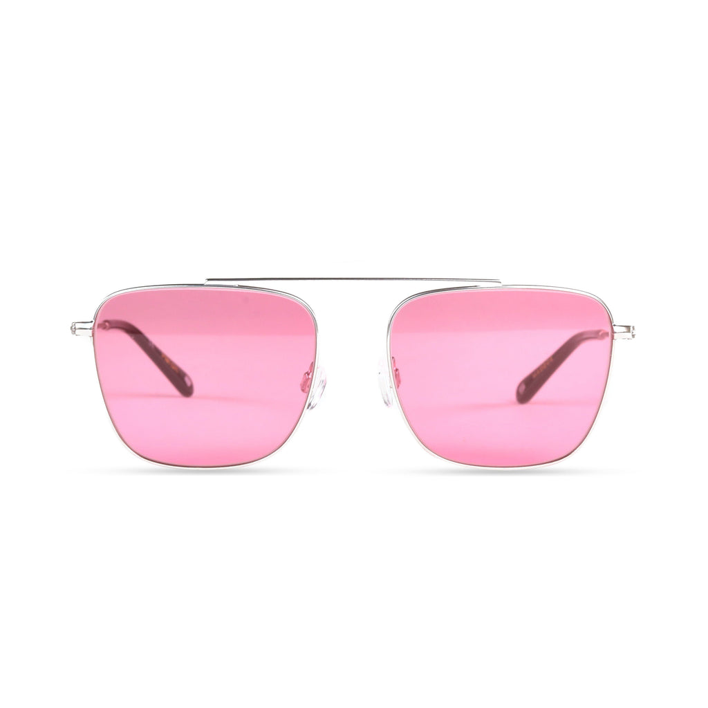 Maddox PRYZMEYEWEAR Brushed Silver Pink 